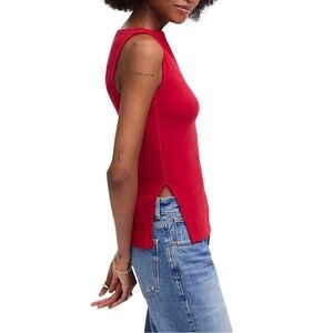 Red Madewell Boat Neck Tee